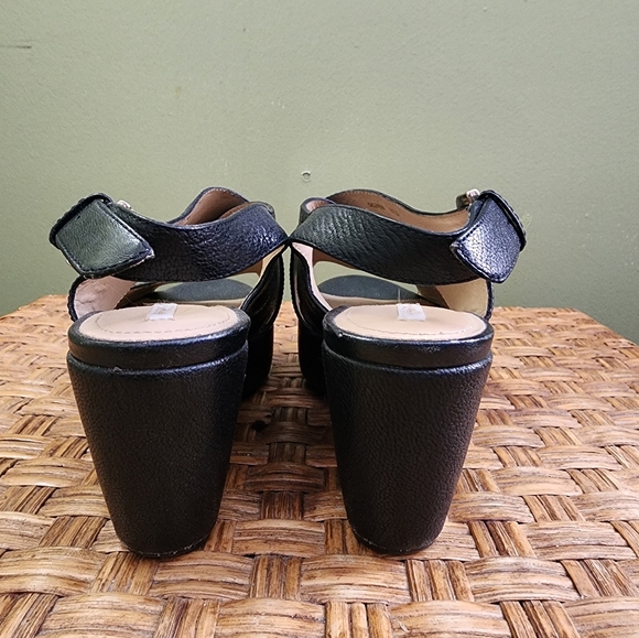 Geox Respira "Thelma" leather wedges sz 37.5 - Picture 14 of 15